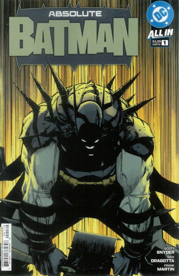 ABSOLUTE BATMAN #1: Nick Dragotta 4th Print cover A