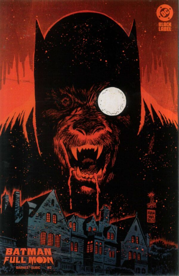 BATMAN: FULL MOON #2: Francesco Francavilla cover B