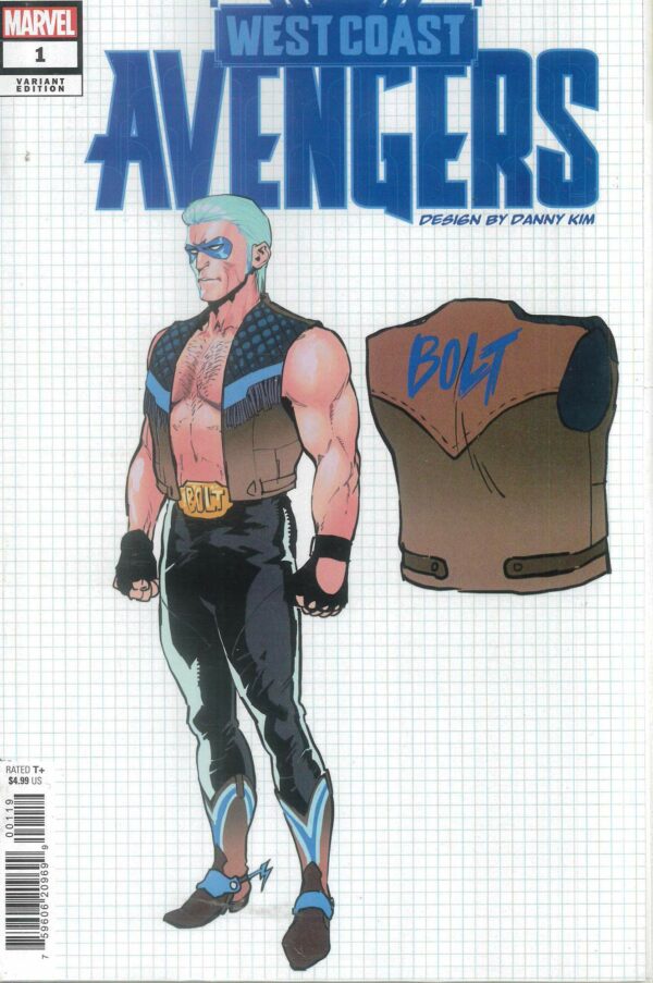 WEST COAST AVENGERS (2024 SERIES) #1: Danny Kim Design RI cover S