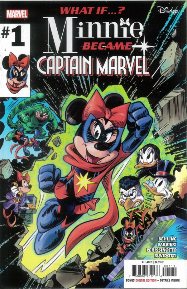 WHAT IF: MINNIE BECAME CAPTAIN MARVEL #1: Giada Perissinotto cover A