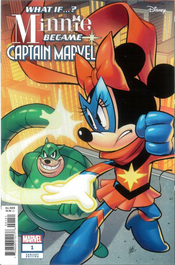 WHAT IF: MINNIE BECAME CAPTAIN MARVEL #1: Elena Casagrande cover E