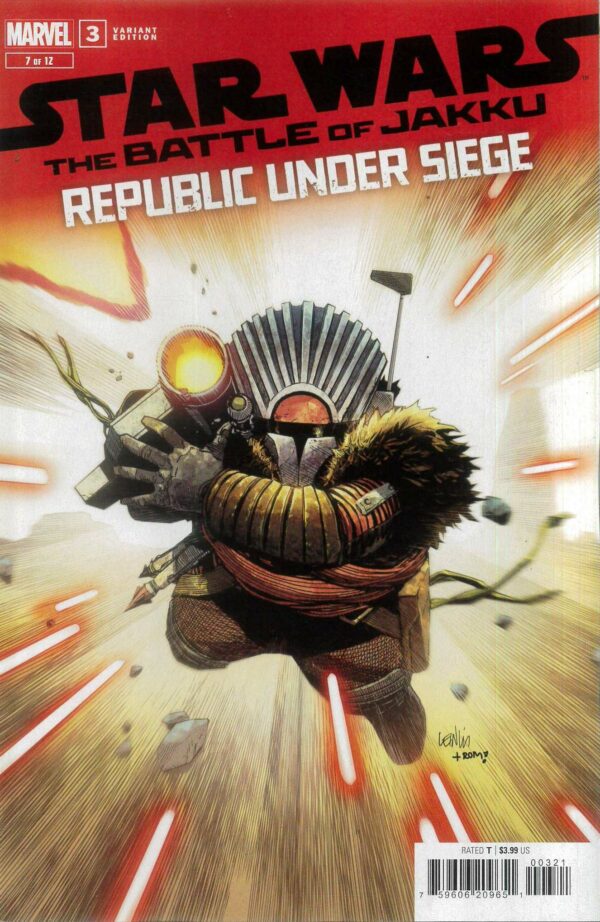 STAR WARS: BATTLE OF JAKKU – REPUBLIC UNDER SIEGE #3: Leinil Francis Yu cover B