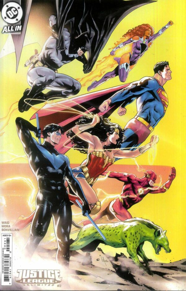 JUSTICE LEAGUE UNLIMITED #2: Lucas Meyer RI cover F