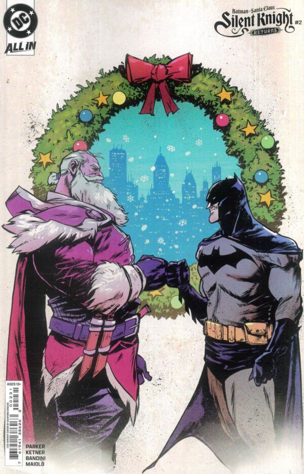 BATMAN/SANTA CLAUS: SILENT KNIGHT RETURNS #2: Sanford Greene RI cover C