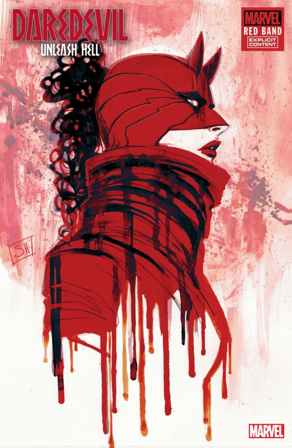 DAREDEVIL: UNLEASH HELL (RED BAND) #1: Stephanie Hans cover B