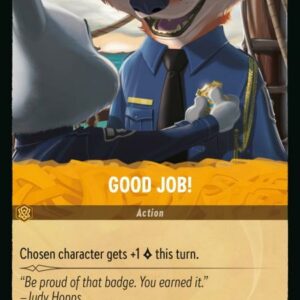 DISNEY LORCANA SINGLE CARDS: AZURITE SEA #110: Good Job! (Common 27/204: NM)