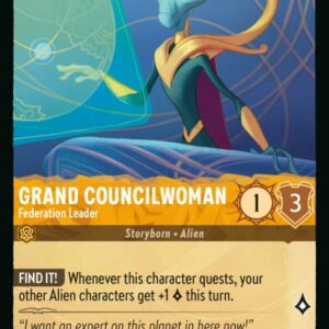 DISNEY LORCANA SINGLE CARDS: AZURITE SEA #117: Grand Councilwoman – Federation Leader (Uncommon Foil 17: NM
