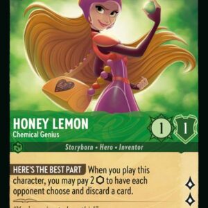DISNEY LORCANA SINGLE CARDS: AZURITE SEA #141: Honey Lemon – Chemical Genius (Uncommon Foil 74/204: NM)