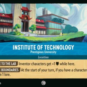 DISNEY LORCANA SINGLE CARDS: AZURITE SEA #153: Institute of Technology (Common Foil 170/204: NM) DISNEY LORCANA SINGLE CARDS: AZURITE SEA #153: Institute of Technology (Common Foil 170/204: NM)
