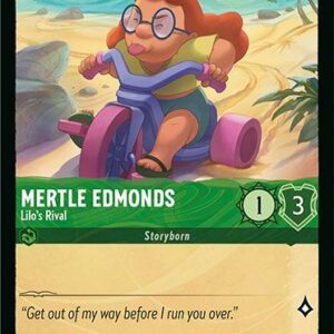 DISNEY LORCANA SINGLE CARDS: AZURITE SEA #233: Mertle Edmonds – Lilo’s Rival (Uncommon 82/204: NM)