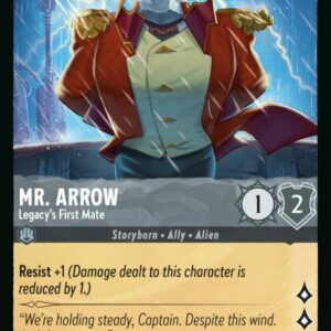 DISNEY LORCANA SINGLE CARDS: AZURITE SEA #254: Mr. Arrow – Legacy’s First Mate (Common Foil 182/204: NM) DISNEY LORCANA SINGLE CARDS: AZURITE SEA #254: Mr. Arrow – Legacy’s First Mate (Common Foil 182/204: NM)