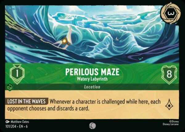 DISNEY LORCANA SINGLE CARDS: AZURITE SEA #285: Perilous Maze (Common 101/204: NM) DISNEY LORCANA SINGLE CARDS: AZURITE SEA #285: Perilous Maze (Common 101/204: NM)