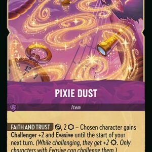 DISNEY LORCANA SINGLE CARDS: AZURITE SEA #292: Pixie Dust (Uncommon Foil 67/204: NM)
