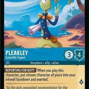 DISNEY LORCANA SINGLE CARDS: AZURITE SEA #295: Pleakley – Scientific Expert (Uncommon 144/204: NM)