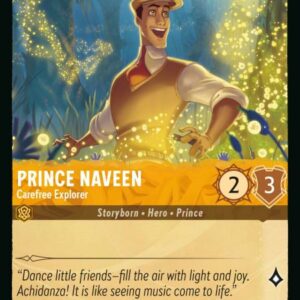 DISNEY LORCANA SINGLE CARDS: AZURITE SEA #304: Prince Naveen – Carefree Explorer (Common Foil 10/204: NM) DISNEY LORCANA SINGLE CARDS: AZURITE SEA #304: Prince Naveen – Carefree Explorer (Common Foil 10/204: NM)