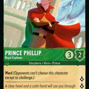 DISNEY LORCANA SINGLE CARDS: AZURITE SEA #308: Prince Phillip – Royal Explorer (Uncommon Foil 83/204: NM)