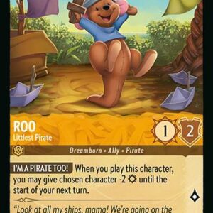 DISNEY LORCANA SINGLE CARDS: AZURITE SEA #325: Roo – Littlest Pirate (Common 23/204: NM)