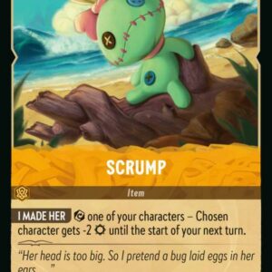 DISNEY LORCANA SINGLE CARDS: AZURITE SEA #334: Scrump (Uncommon Foil 33/204: NM)