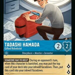 DISNEY LORCANA SINGLE CARDS: AZURITE SEA #361: Tadashi Hamada – Gifted Roboticist (Rare Foil 155/204: NM)