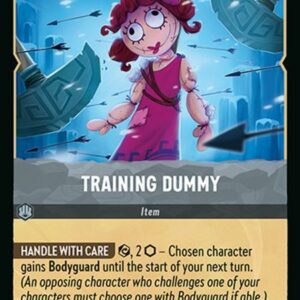 DISNEY LORCANA SINGLE CARDS: AZURITE SEA #387: Training Dummy (Uncommon 201/204: NM)