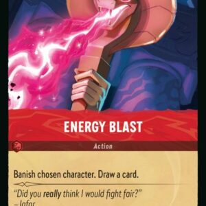 DISNEY LORCANA SINGLE CARDS: AZURITE SEA #76: Energy Blast (Rare Foil 131/204: NM)