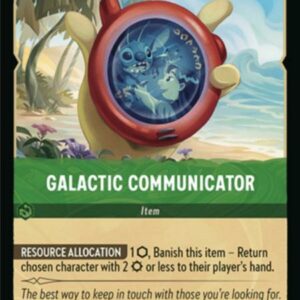 DISNEY LORCANA SINGLE CARDS: AZURITE SEA #91: Galactic Communicator (Common Foil 99/204: NM)