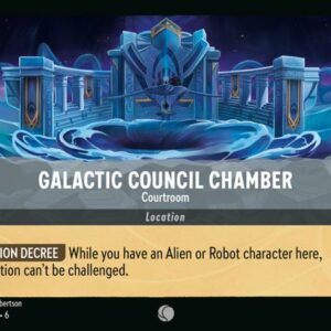 DISNEY LORCANA SINGLE CARDS: AZURITE SEA #93: Galactic Council Chamber (Common Foil 204/204: NM)