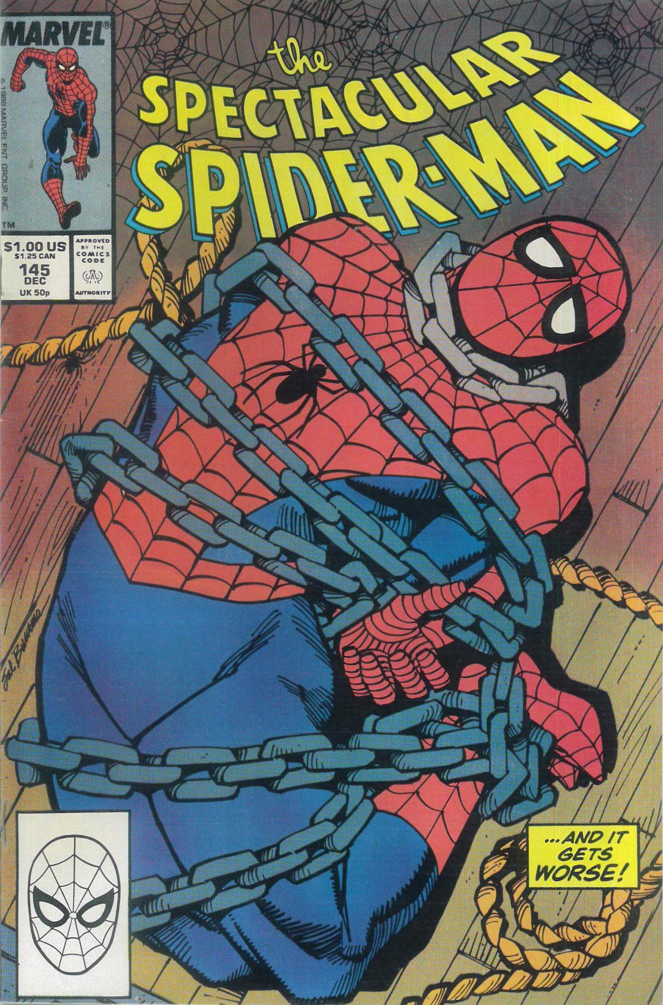 SPECTACULAR SPIDER-MAN (1976-1998,2011 SERIES) #145 SPECTACULAR SPIDER-MAN (1976-1998,2011 SERIES) #145