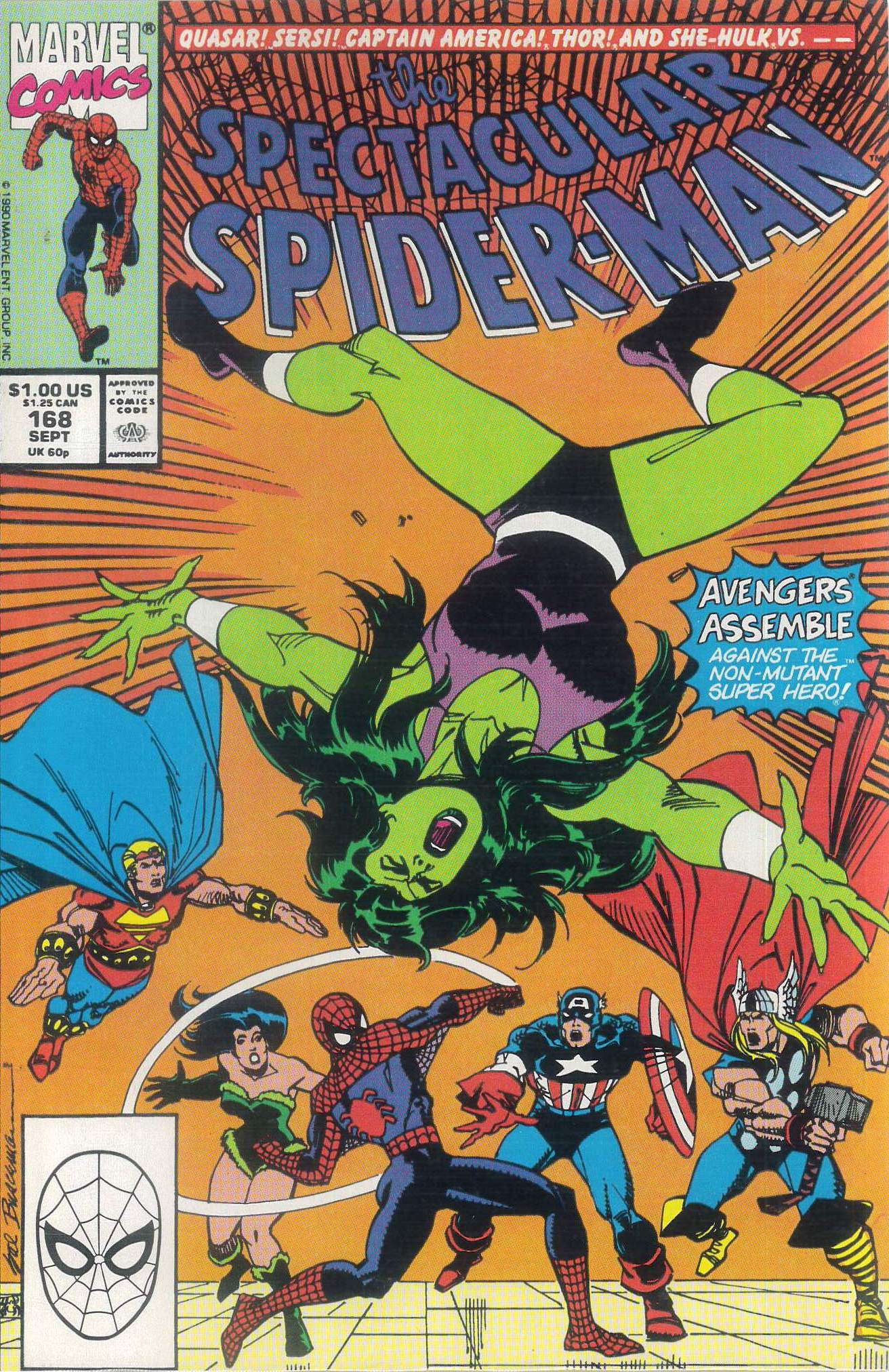 SPECTACULAR SPIDER-MAN (1976-1998,2011 SERIES) #168 SPECTACULAR SPIDER-MAN (1976-1998,2011 SERIES) #168