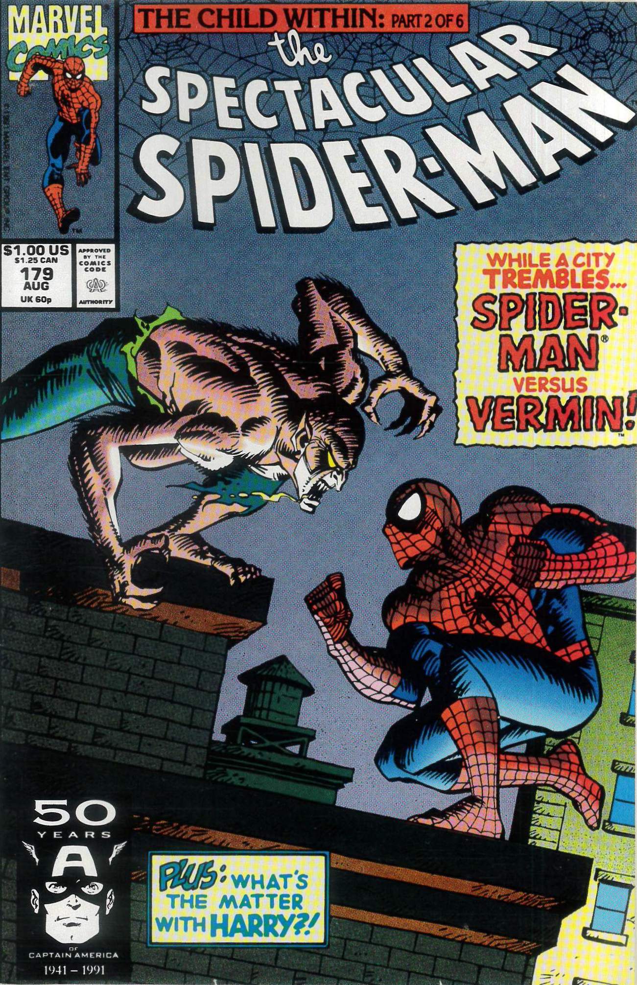 SPECTACULAR SPIDER-MAN (1976-1998,2011 SERIES) #179 SPECTACULAR SPIDER-MAN (1976-1998,2011 SERIES) #179