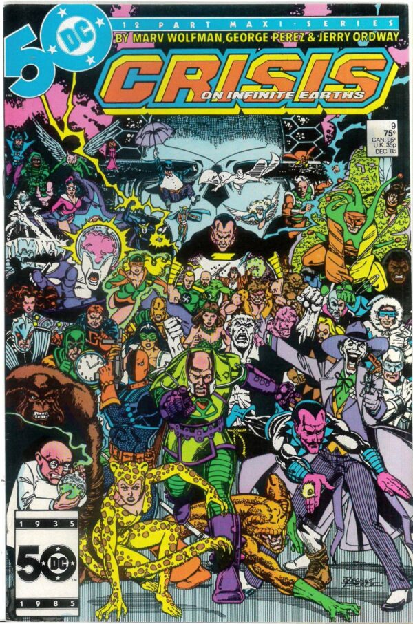 CRISIS ON INFINITE EARTHS #9: 9.8 (NM)