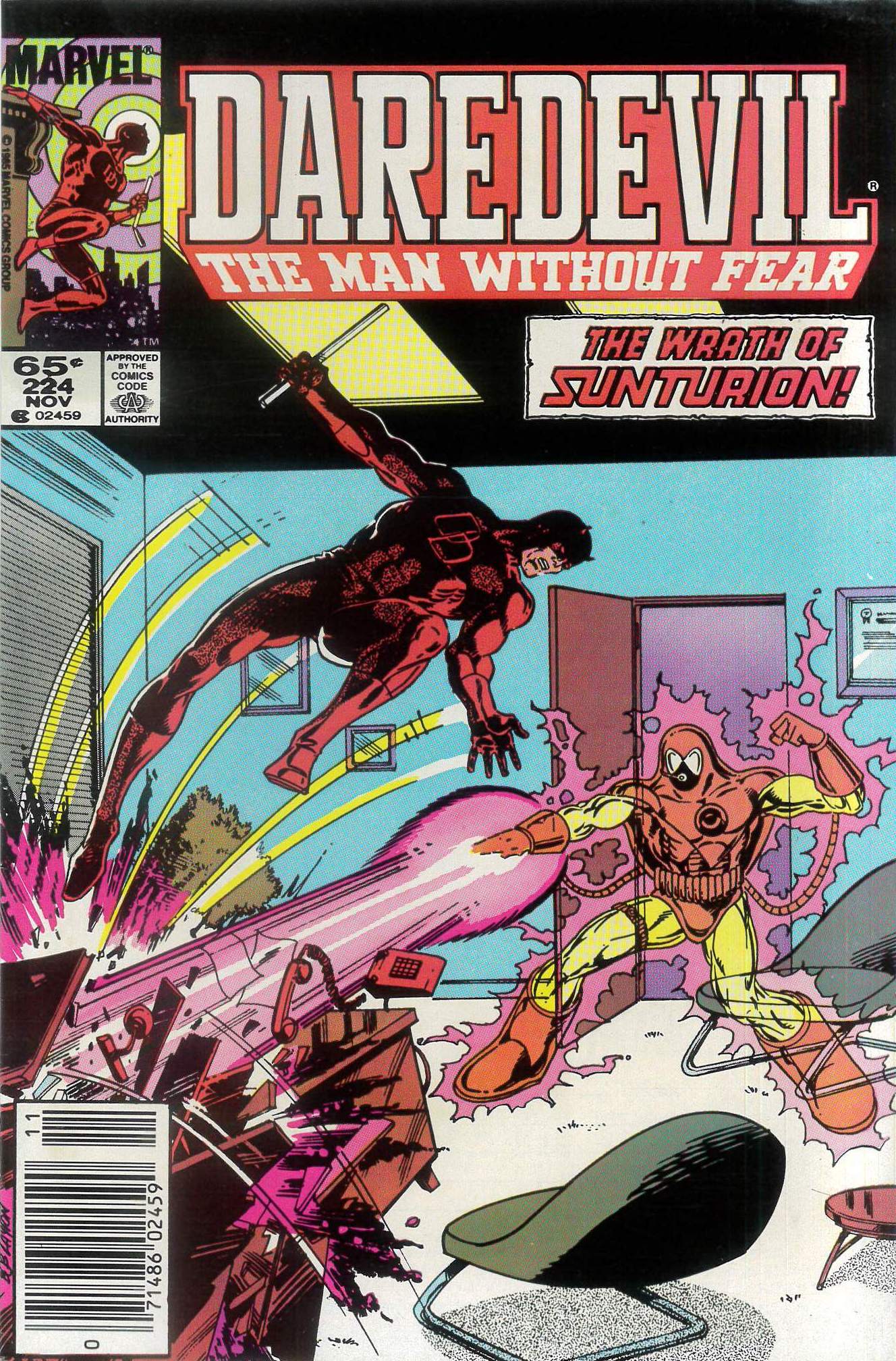 DAREDEVIL (1964-2018 SERIES) #224: Newsstand Ed – NM DAREDEVIL (1964-2018 SERIES) #224: Newsstand Ed – NM