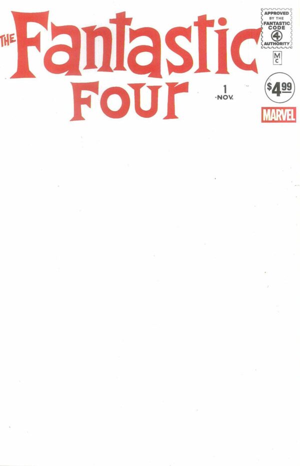 FANTASTIC FOUR (1961-1996,2003-2011,2012-2015 SER) #1: 2025 Facsimile edition (Blank Sketch cover C)