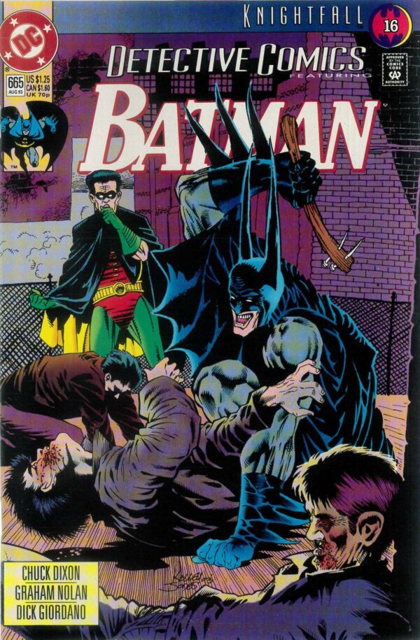 DETECTIVE COMICS (1935- SERIES) #665: Knightfall 16: Batman (Jean Paul Valley)/Azrael