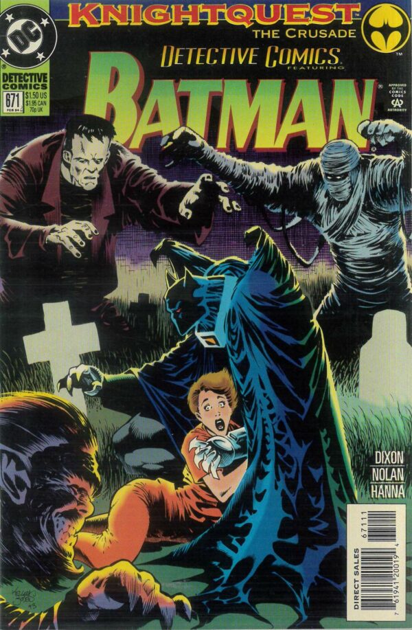 DETECTIVE COMICS (1935- SERIES) #671: knightquest