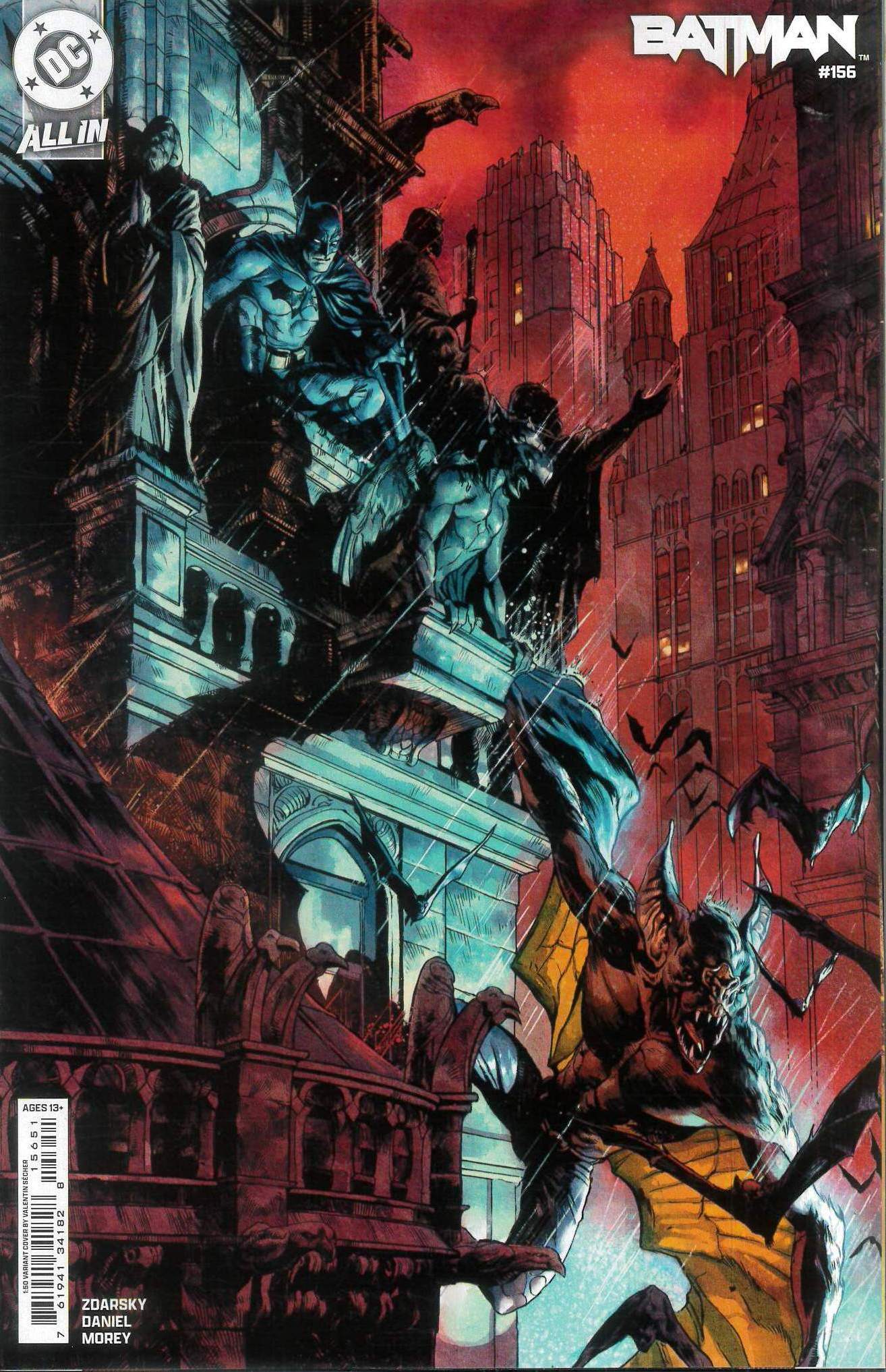 BATMAN (2016-2025 SERIES: VARIANT EDITION) #156: Valentin Secher RI cover E BATMAN (2016-2025 SERIES: VARIANT EDITION) #156: Valentin Secher RI cover E