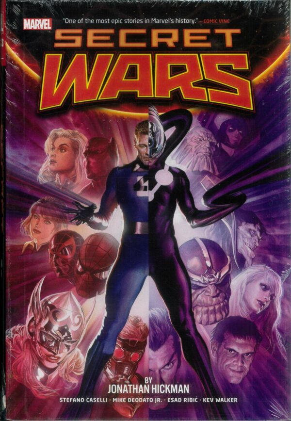SECRET WARS BY JONATHAN HICKMAN OMNIBUS (HC): Alex Ross Reed Richards cover