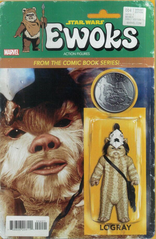 STAR WARS: EWOKS (2024 SERIES) #4: John Tyler Christopher Action Figure cover B