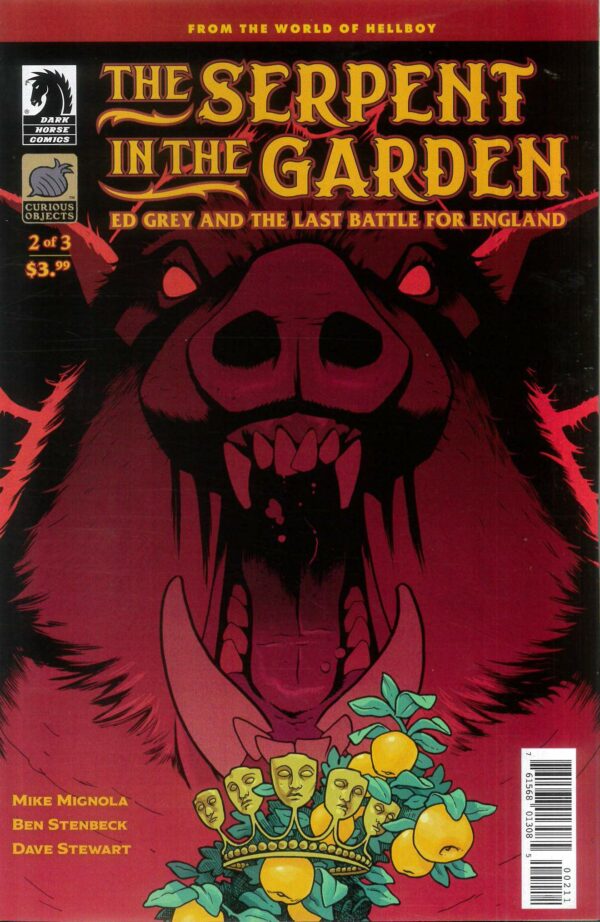 SERPENT IN THE GARDEN: ED GREY LAST BATTLE-ENGLAND #2: Ben Stenbeck cover A