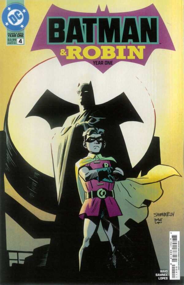 BATMAN AND ROBIN: YEAR ONE #4: Chris Samnee cover A