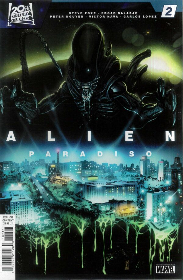 ALIEN: PARADISO #2: Iban Coello cover A