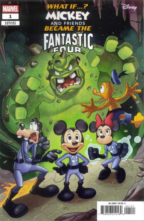 WHAT IF: MICKEY & FRIENDS BECAME FANTASTIC FOUR #1: Chrissie Zullo cover B