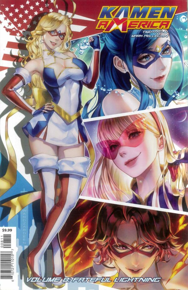 KAMEN AMERICA: FATEFUL LIGHTNING: Wandzardeen cover A