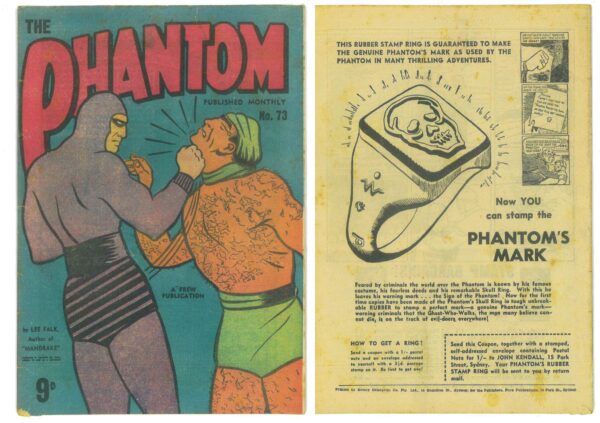 PHANTOM (1948 SERIES) #73: small piece fc missing – VG