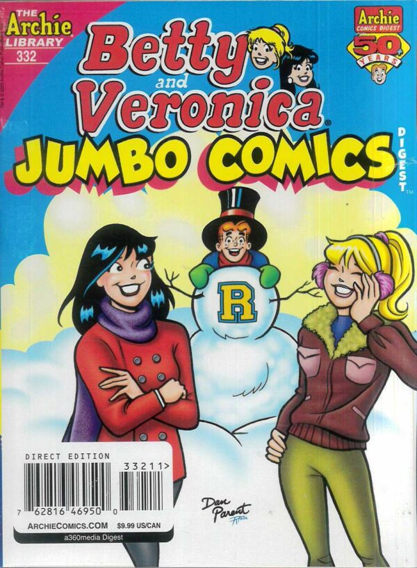 BETTY AND VERONICA DOUBLE DIGEST #332: Bill Golliher cover A