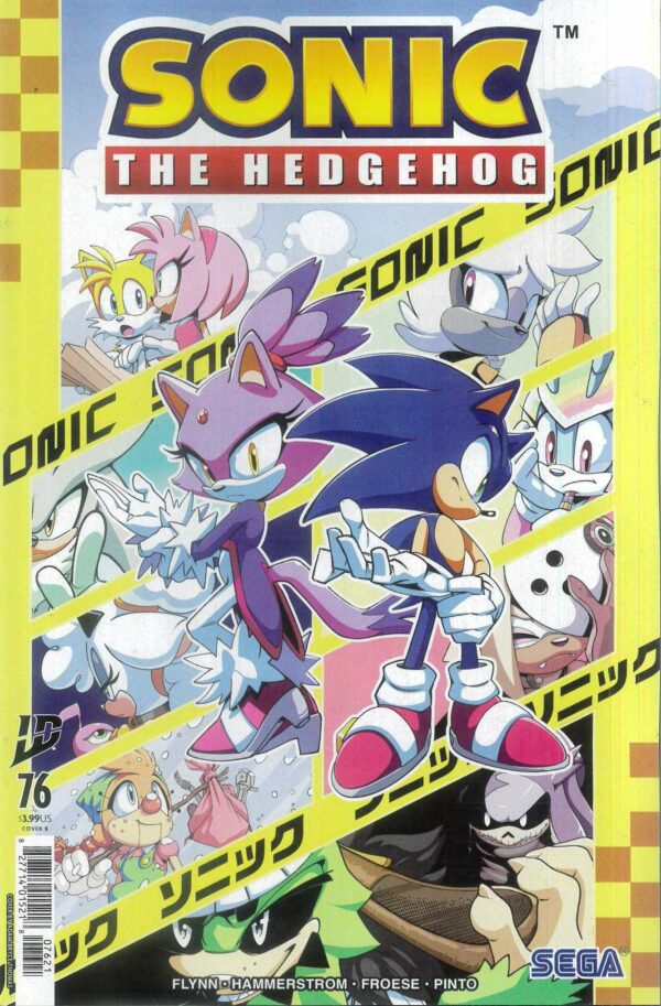 SONIC THE HEDGEHOG (2018 SERIES) #76: Adam Bryce Thomas cover B