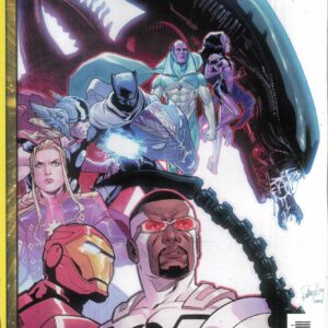 ALIENS VS AVENGERS #3: Elena Casagrande cover C