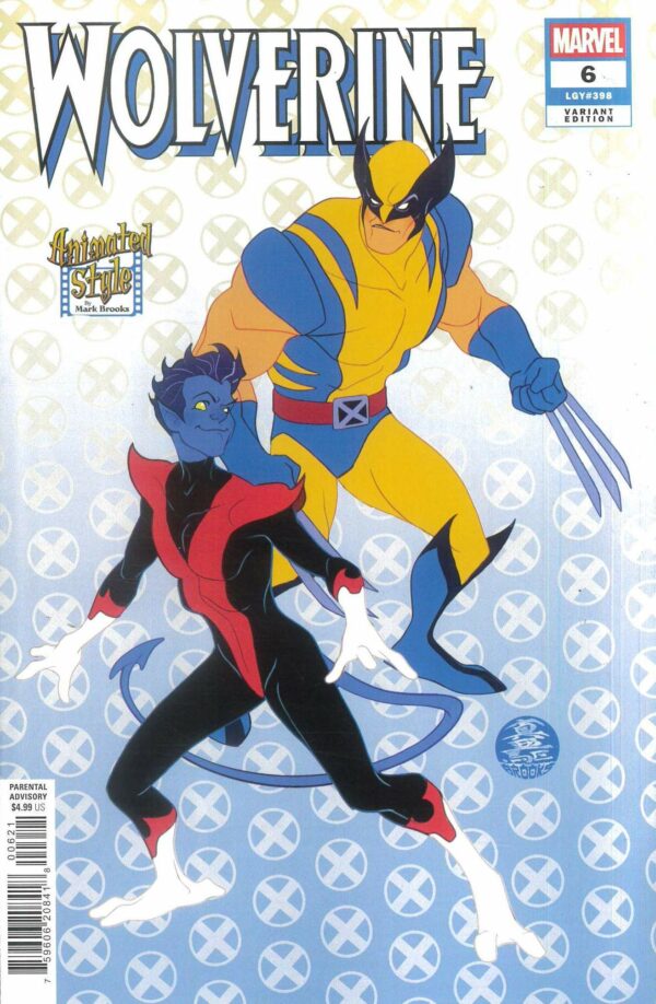 WOLVERINE (2024 SERIES) #6: Mark Brooks Animated-Style cover B