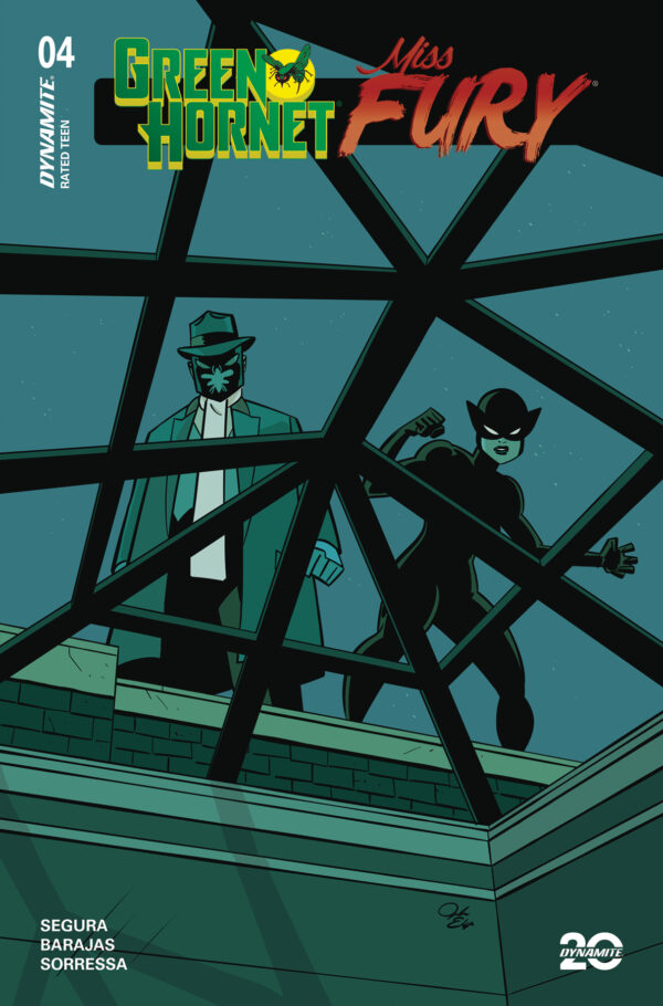 GREEN HORNET/MISS FURY #4: Jacob Edgar cover D
