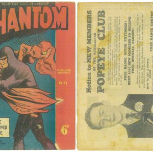 PHANTOM (1948 SERIES) #21: tear through book, small piece bc missing – VG